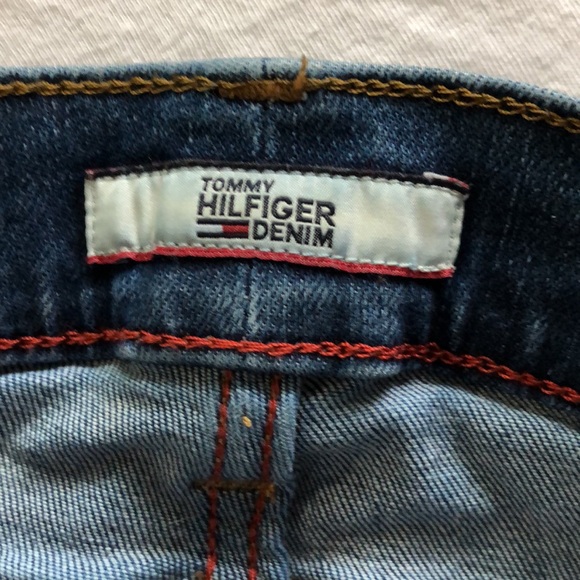 Tommy Hilfiger Color Block raw hem Jeans - Picture 8 of 11